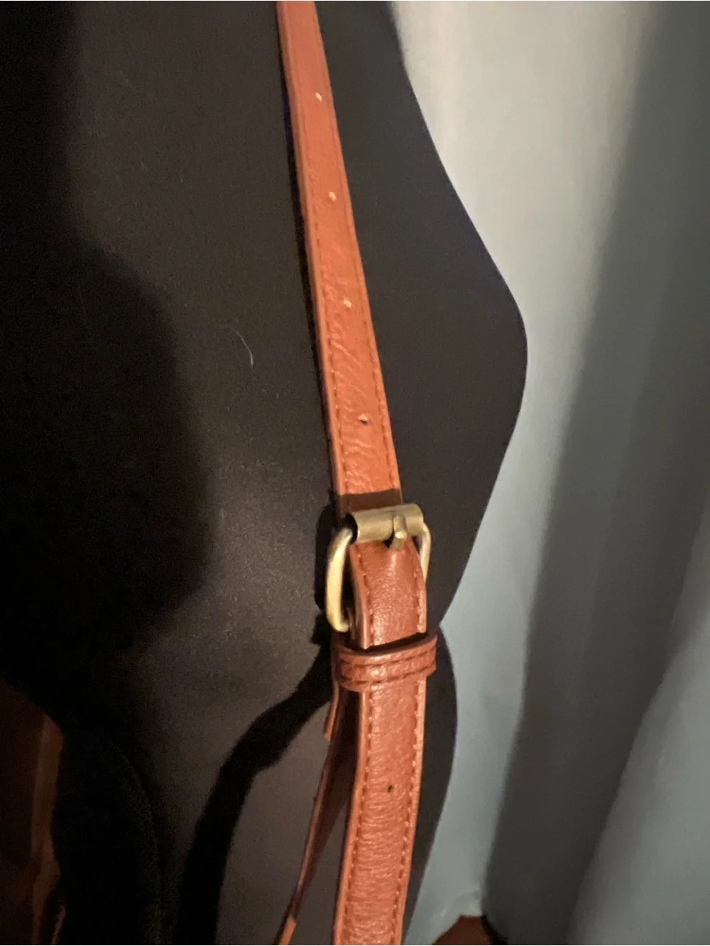 Antik Kraft Braided Faux Leather Hobo Bag Cognac Brown Woven Crossbody Purse